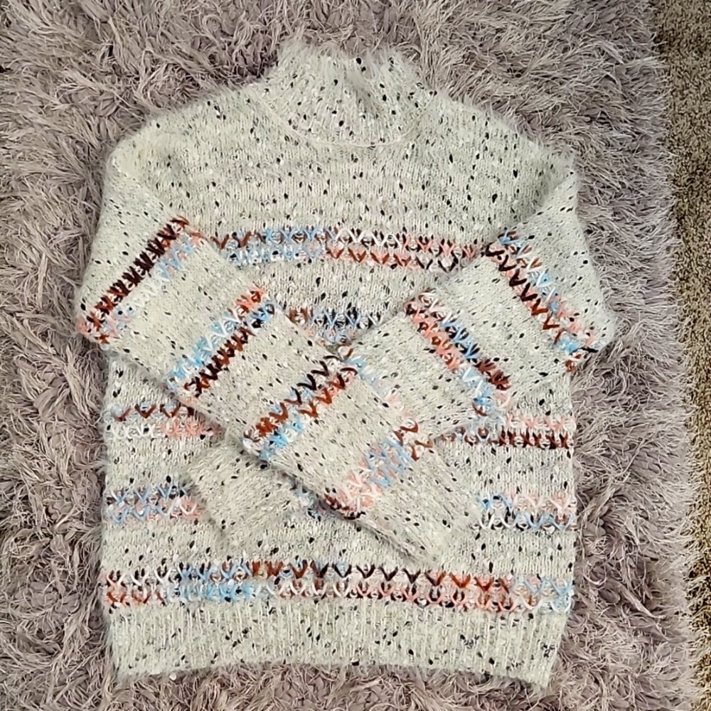 Fuzzy Sweater multi color